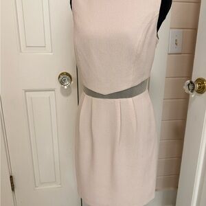 Chic Cream Sleeveless Mini Dress